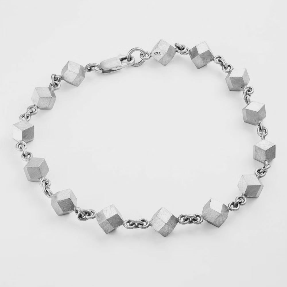Rhombic dodecahedron bracelet
