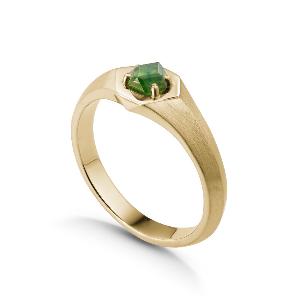 Jeffrey demantoid ring