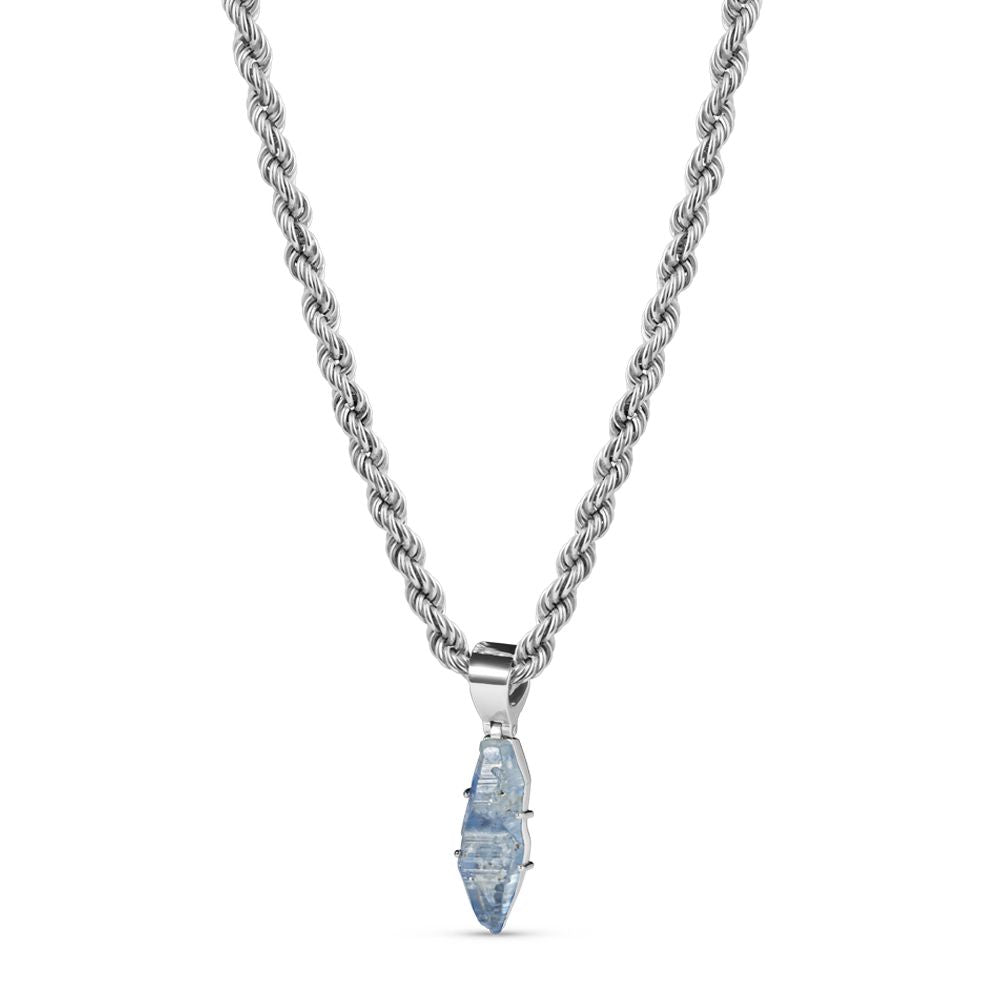 Sapphire pendant mobile bail